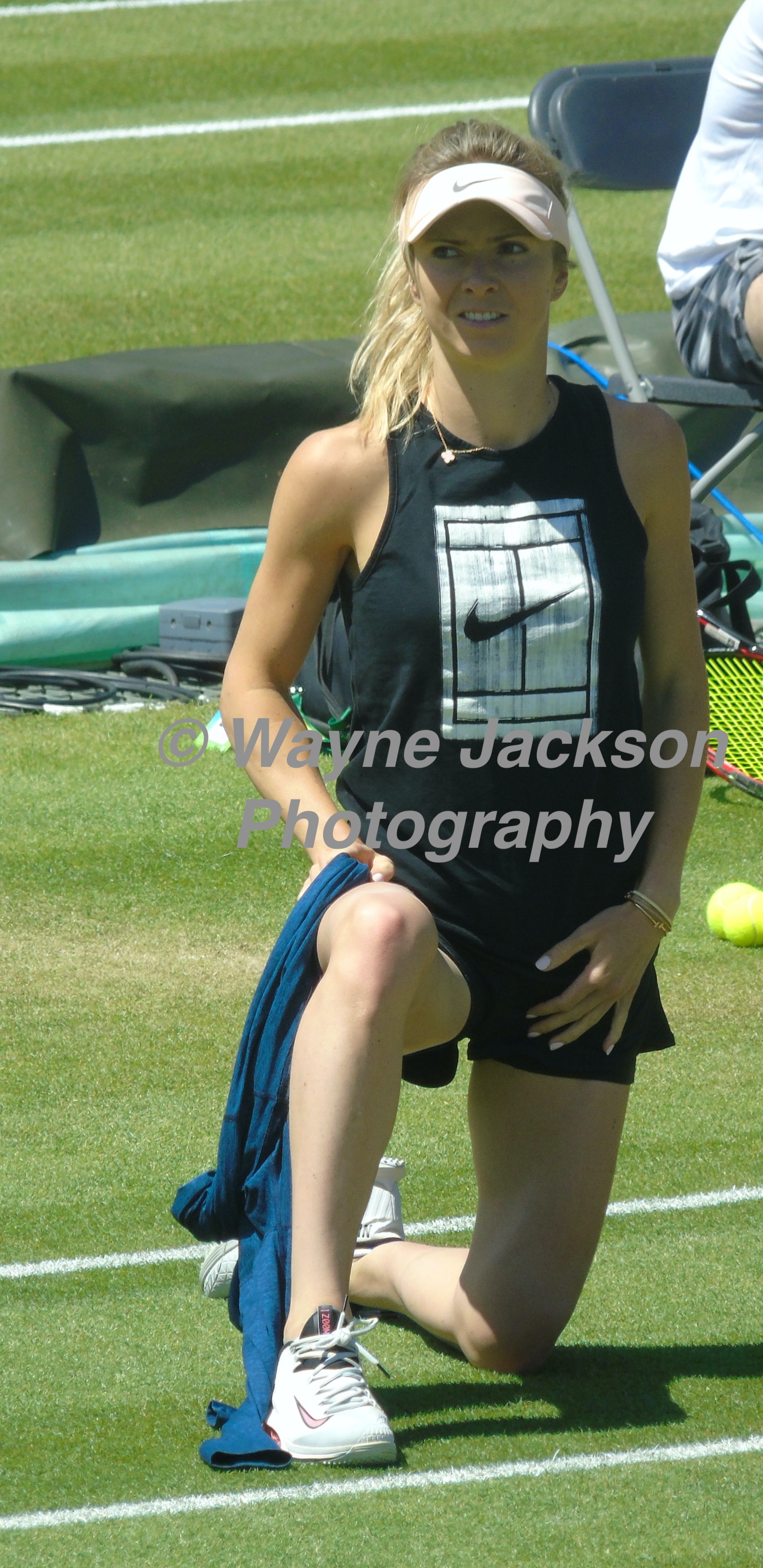 Elina Svitolina - Ukrainian female tennis player at Birmingham, UK