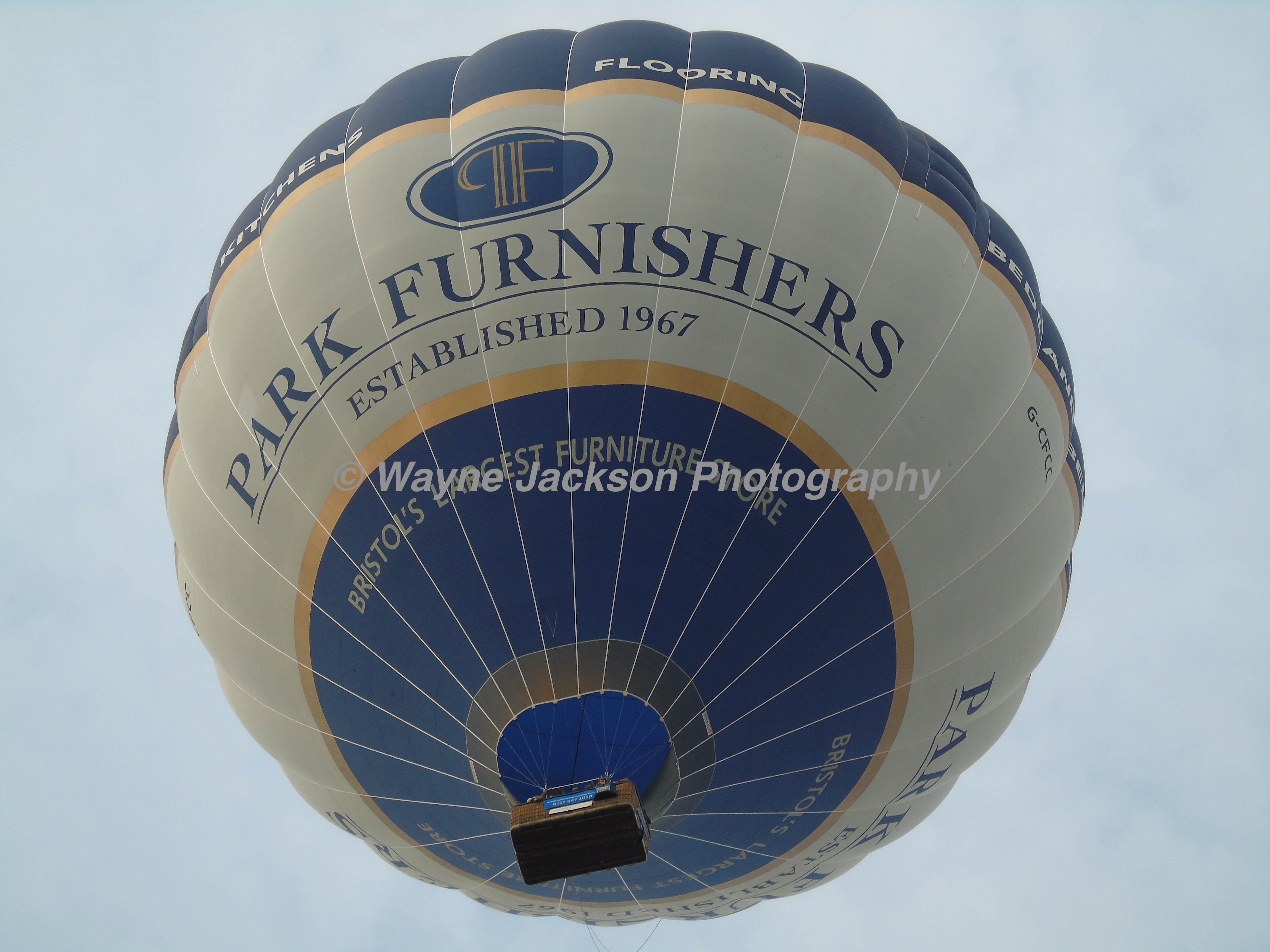 Park Furnishers hot air balloon - Bristol Balloon Fiesta